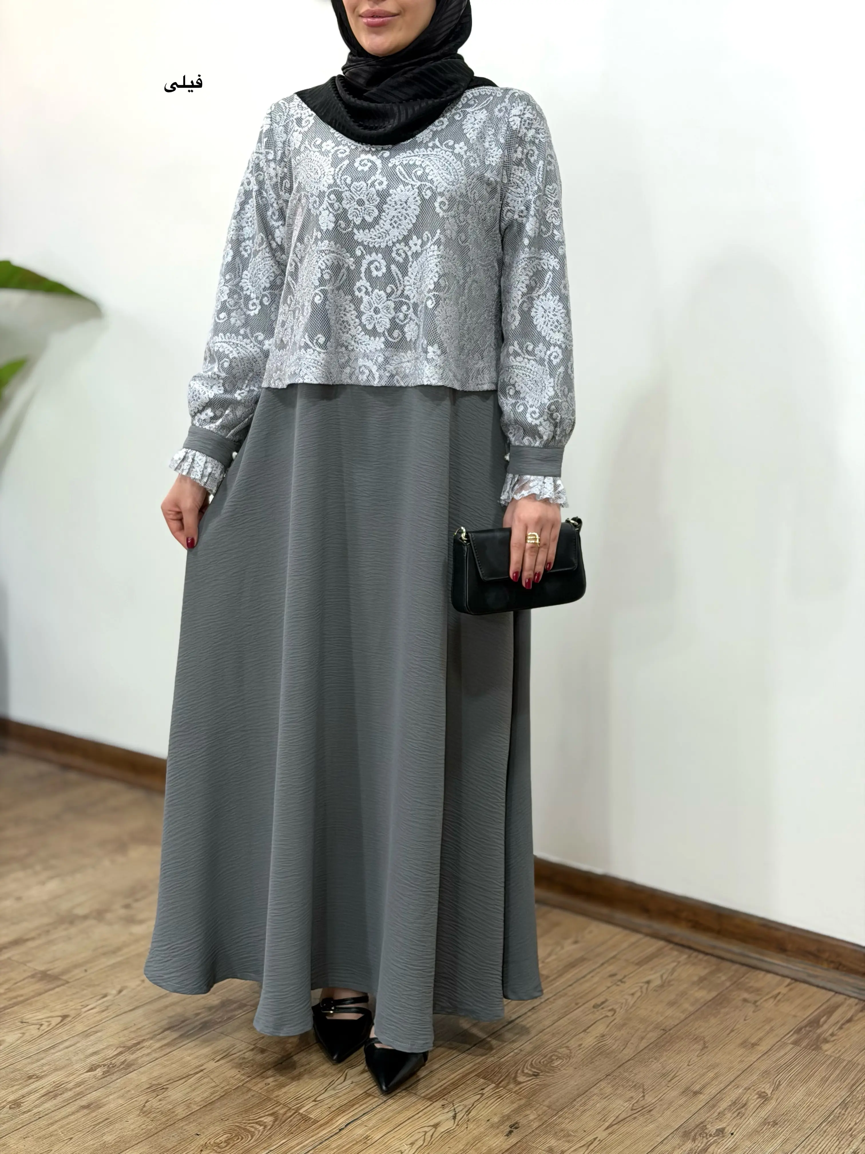 پیراهن مانتویی بلند ماریا